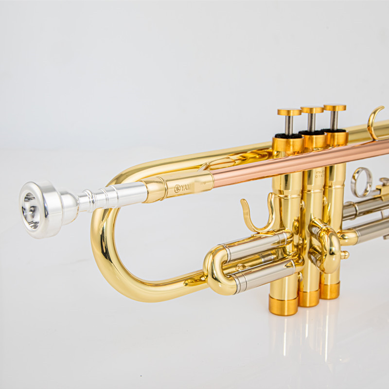 日本で作られた品質8345 bbトランペットBフラットブラスシルバーメッキプロフェッショナルトランペット楽器付き楽器