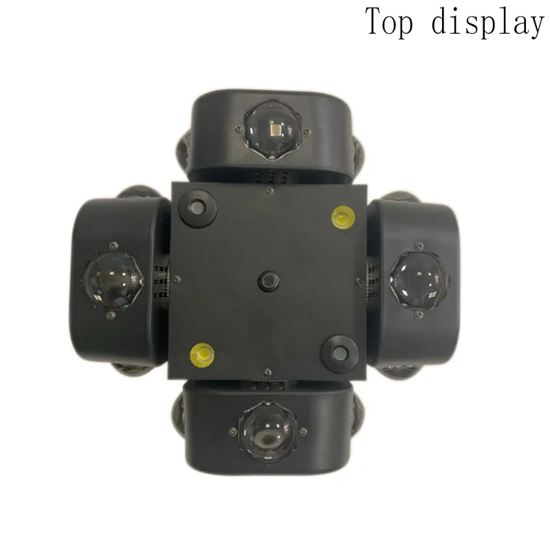 LED 3 teste 2 bracci teste mobili a ruota calda lampada rotante controllo vocale auto-camminamento KTV uso domestico camere luce laser tinta vendite calde