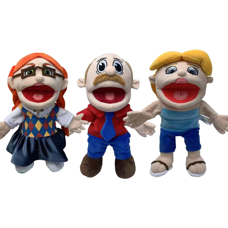 Factory grossist 13 Styles Jeff Hand Dolls Plush Toys Anime Games PERIPHERAL Puppet Children's Gifts