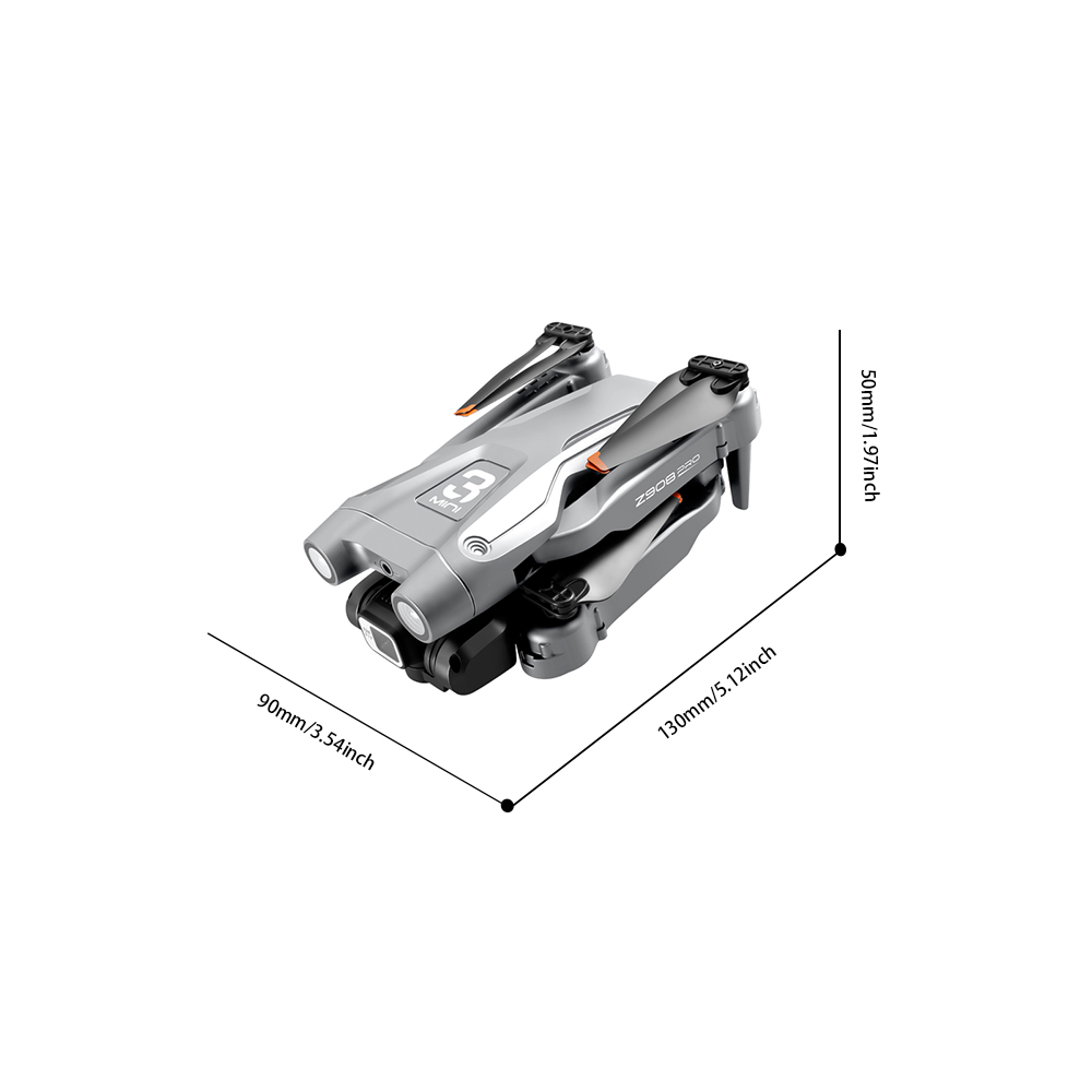 Drone Z908 Pro Fluxo óptico para evitar obstáculos HD Drone com câmera dupla