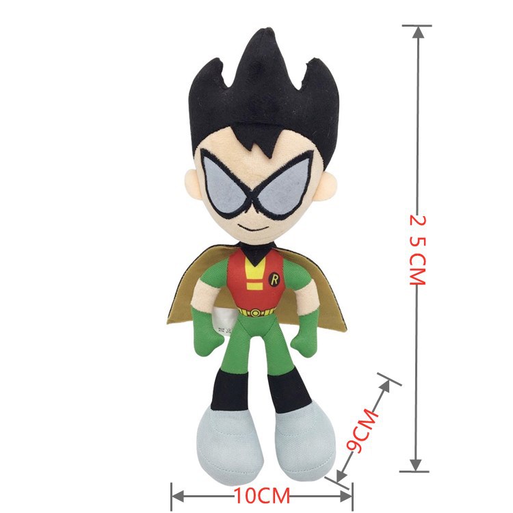 Manufacturer's stock anime, movie, boy Titan, plush toy, Robin Raven cartoon doll, toy gift