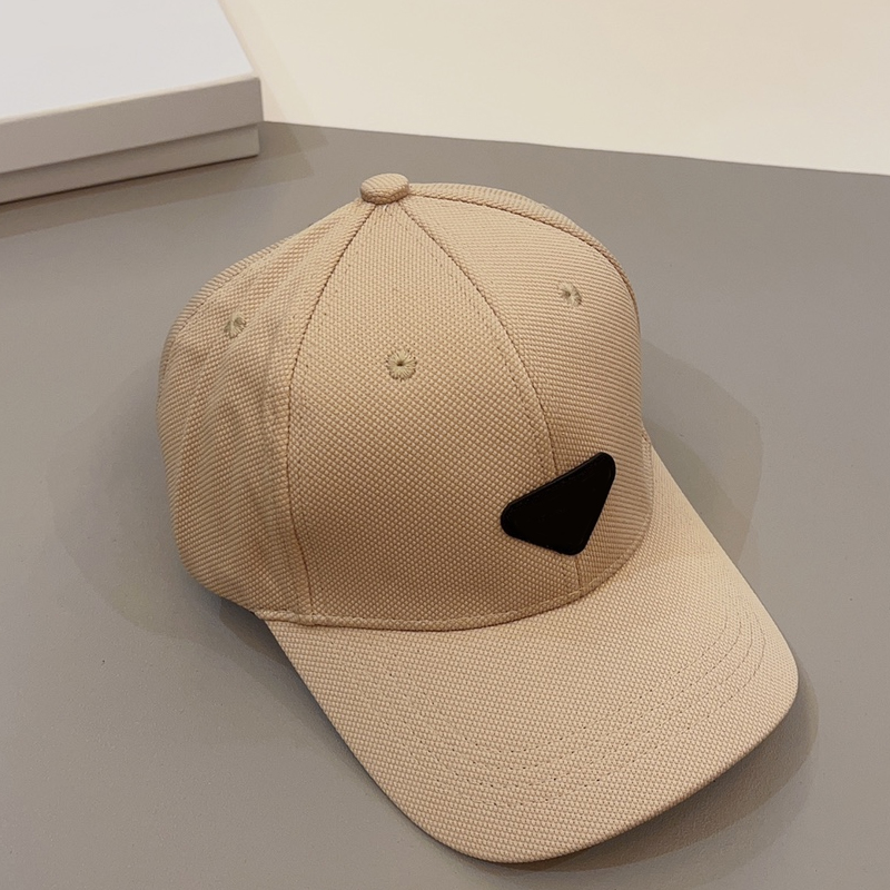 Casquette de baseball avec logo triangulaire en métal classique, chapeaux à la mode, blanc et noir, pour hommes et femmes, vente d'explosifs Ad-Milano