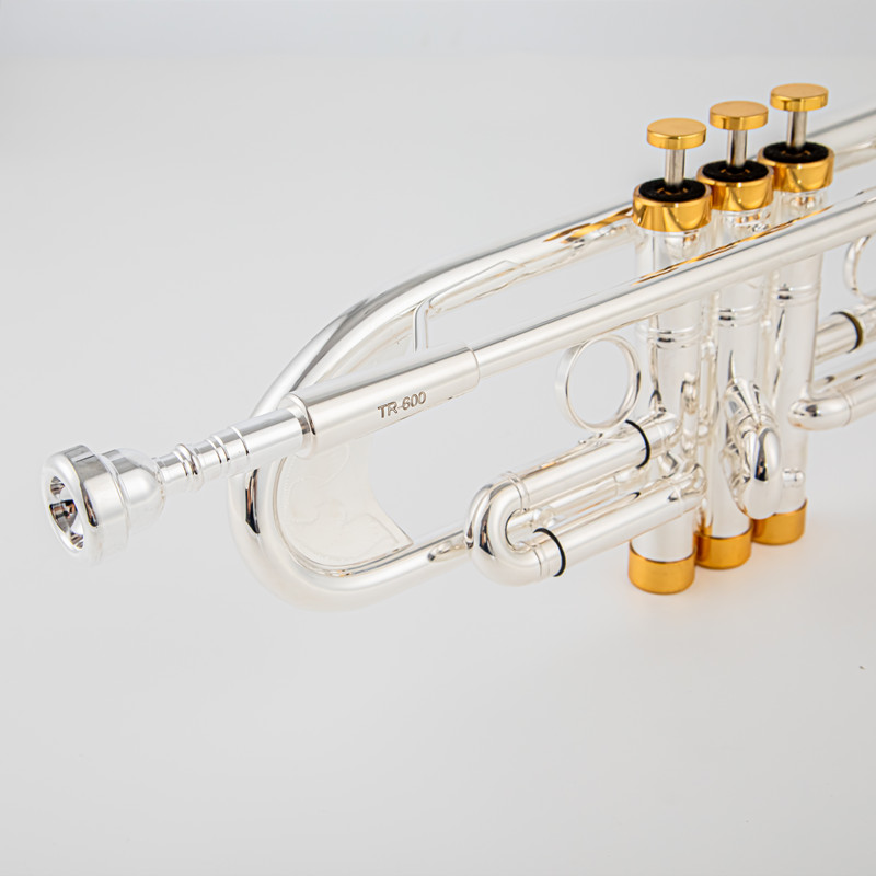 SICAK SAT STRADIVARIUS BB Trompet TR600 Gümüş Kaplama Müzik Enstrümanı Yeni Trompet Ağızlık Profesyonel Sınıf