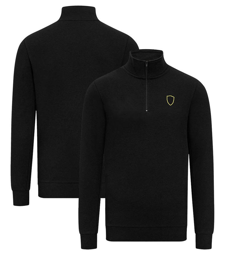 Uniforme de l'équipe F1, combinaison de course à semi-fermeture éclair pour hommes et femmes, grande taille, manteau de sport de loisirs personnalisé à manches longues