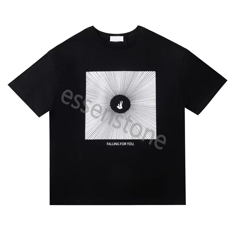 RHデザイナーメンズrhude刺繍TシャツsummerメンズトップスレターポロスシャツレディースTシャツ