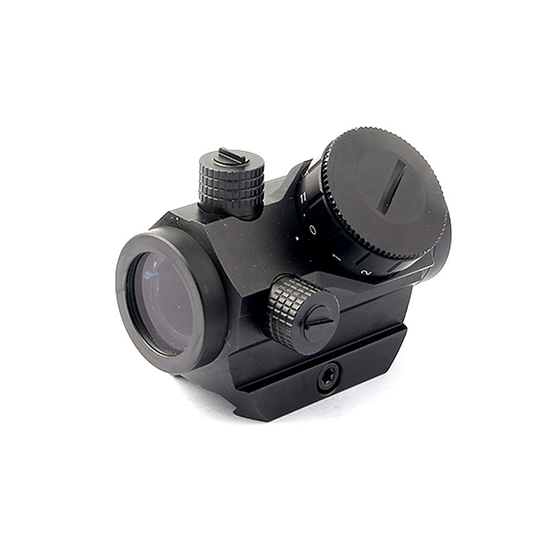 Tactical Red Dot Sight Compact T1 1x20mm Illumination Scope Multi Coated Riflescope med 20mm Picatinny Weaver Mount Airsoft Hunting