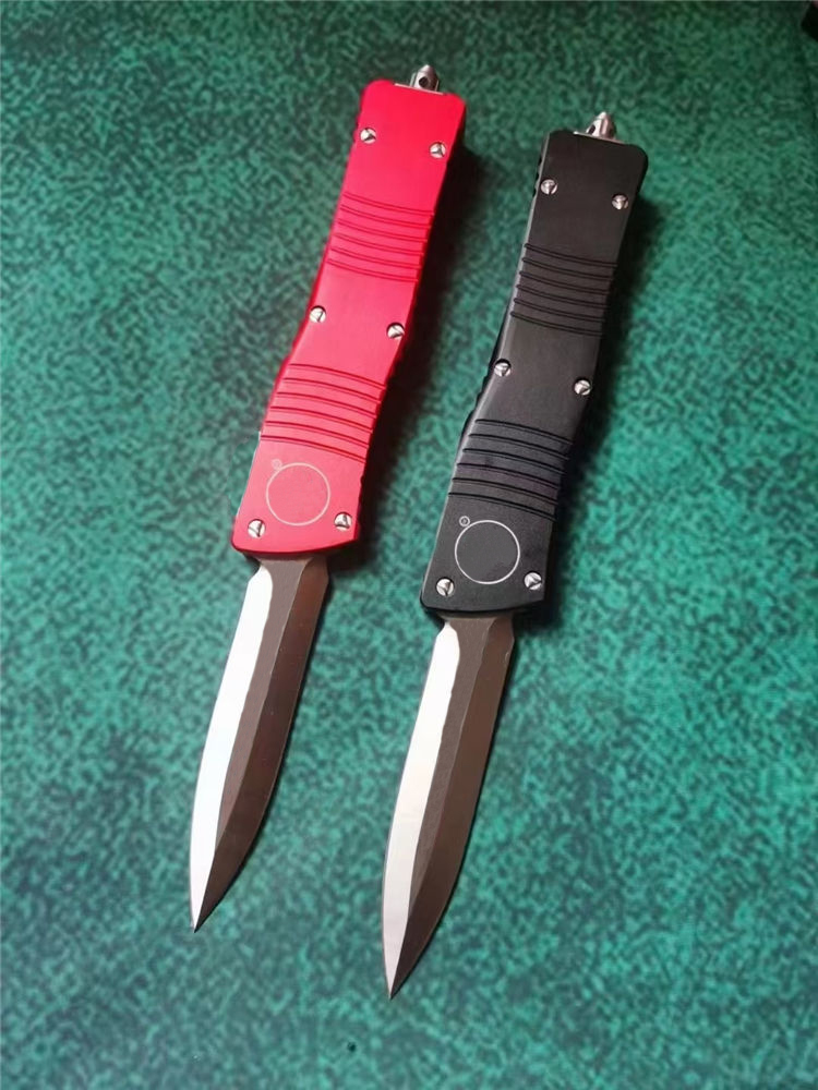 Mirco Tech Great Dragon Sword Automatic Knife D2 Steel Blade Aviation Aluminum Handle Camping Outdoor Self Defense Tactical Combat Knives EDCポケットツール