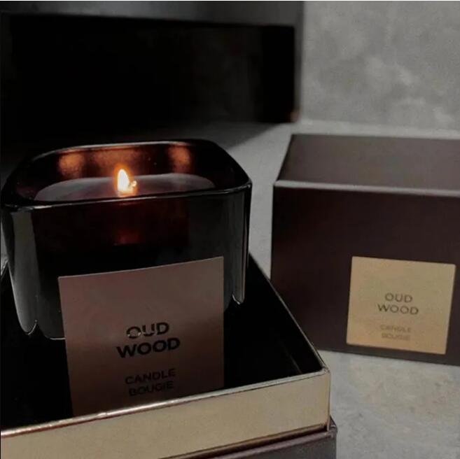 Candele profumate all'incenso di alto livello Profumo alla ciliegia perduta favoloso vaniglia legno di oud soleil blanc Candela profumata Bougie Parfume London Profumo di cera a lungo odore