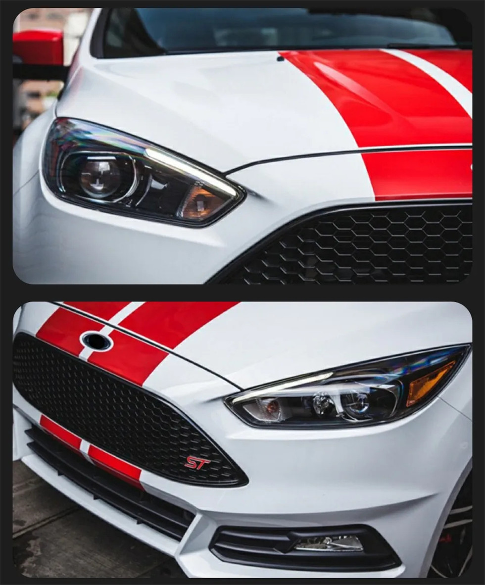Części samochodowe dla Forda Focus RS Styling 20 15-20 18 Red Evy-Eye LED Daytime Light
