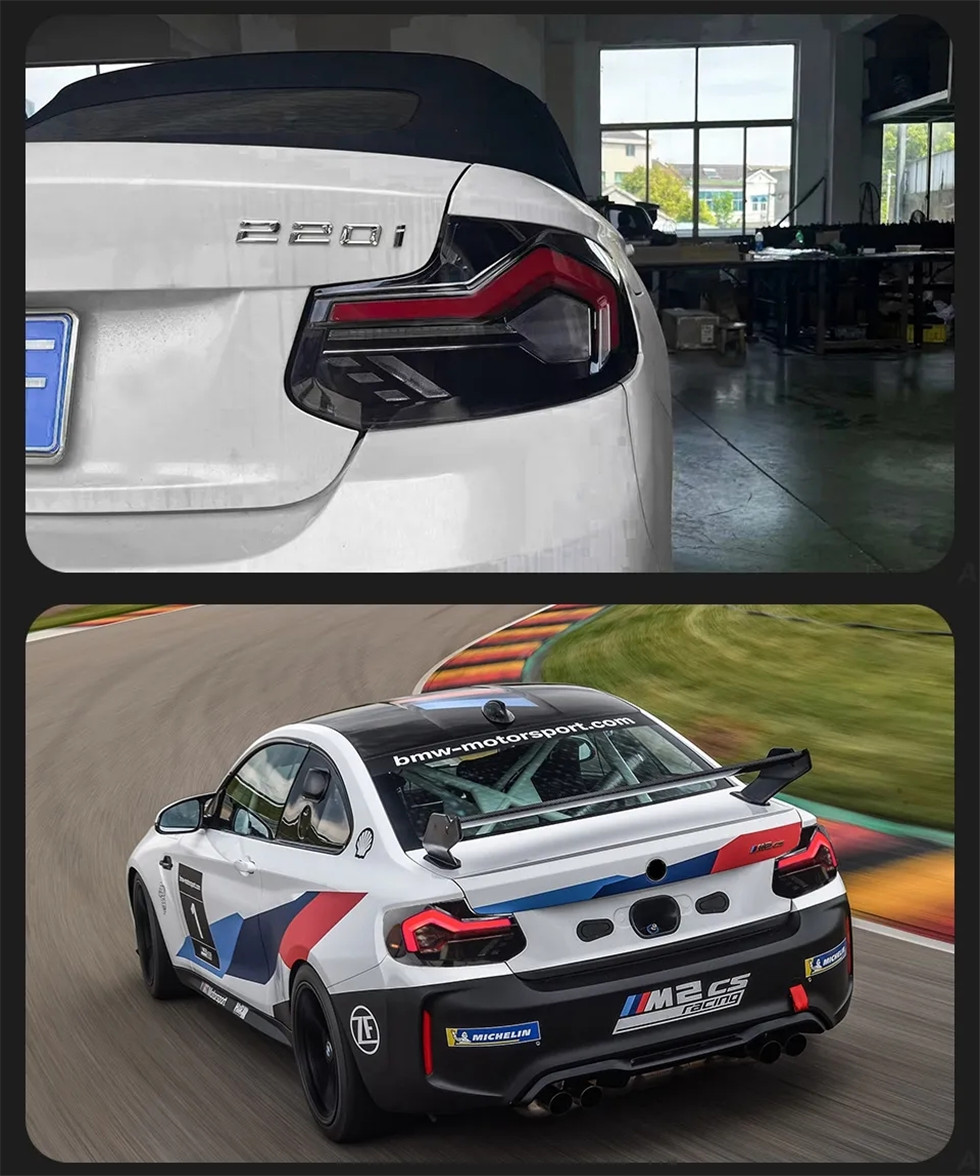 Auto-Rücklicht für BMW 2er F22 2014–20 19 Rückleuchten F21 Design LED-Rücklicht 220i 225i F44 Rückleuchte DRL Signallicht