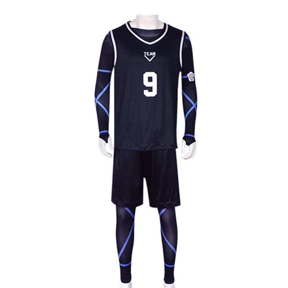 Anime Blue Lock Reo Mikage Cosplay Costume Jumpsuit Football Jersey Bodysuit Uniform Halloween Clothescosplay