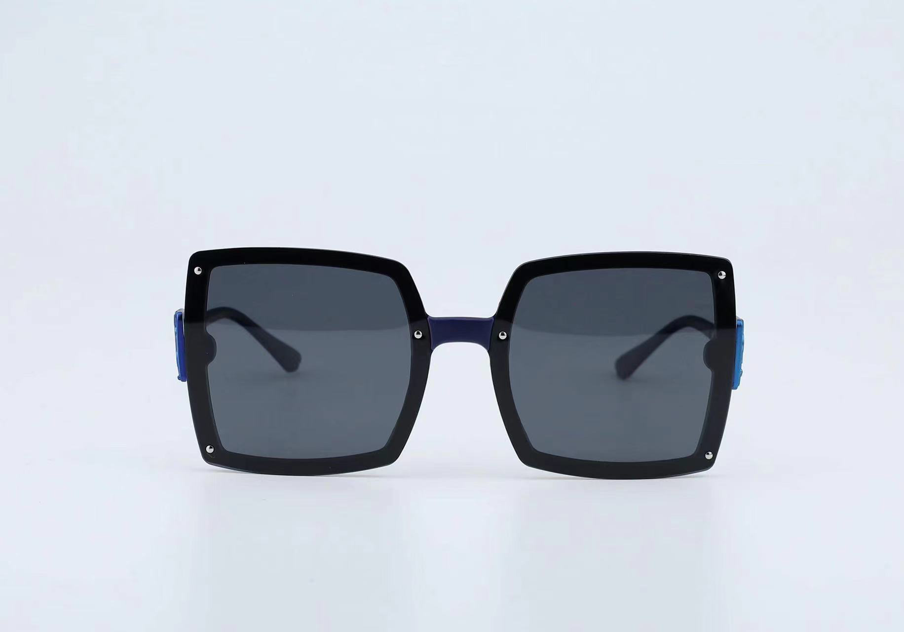 поляризационные мужские и женские солнцезащитные очки для вождения в большой оправе с модифицированным лицом и коробкой
