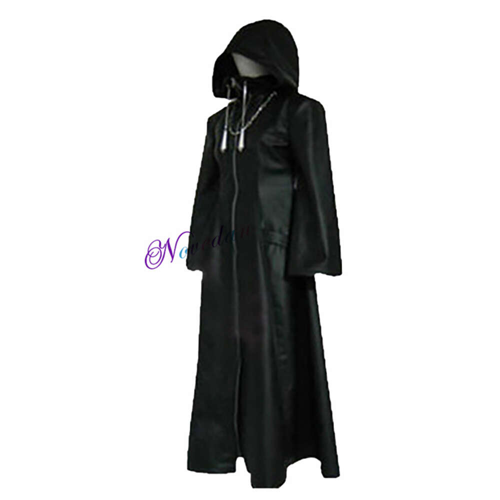 Аниме-игра Kingdom Hearts 2 Organization Xiii, черное пальто, халат, костюм для косплея на Хэллоуин, косплей