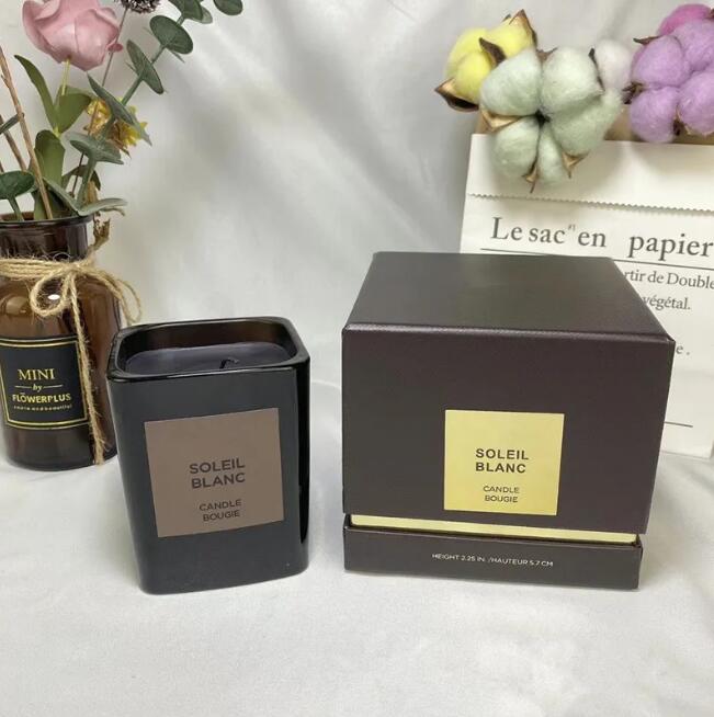 Incense scented Candles Perfume lost cherry fabulous vanille oud wood soleil blanc Scented Candle Bougie Parfume London Long Smell Wax Fragrance