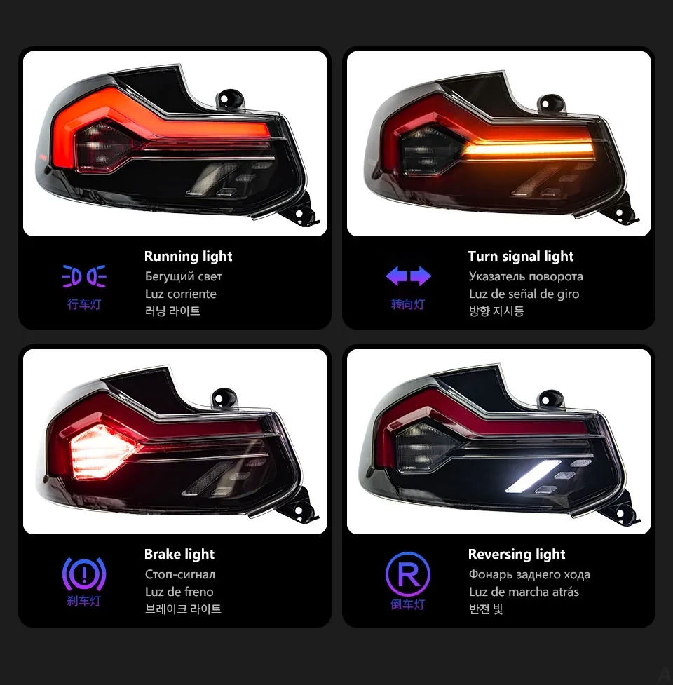 BMW 2シリーズF22 Taillight 2014-20 19 M2 F21スタイリングLEDランニングライトターンシグナルブレーキランプの自動部品