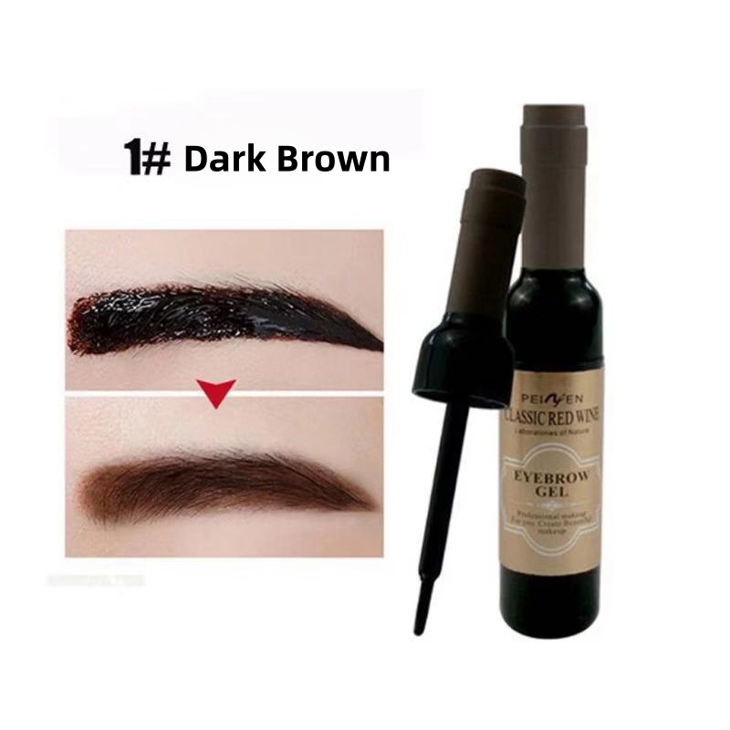 Natural Eyebrow Tint Dye Makeup Tools Women Eyebrow Tattoo Gel Super varaktigt vattentät svett Professional Peel