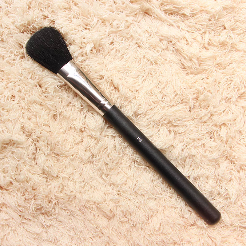 Makeup Brush Brush pędzel 116 - Miękkie kozie włosy policzek Blush Contour proszkowy rozświetlacz burz kosmetyczny szczotka