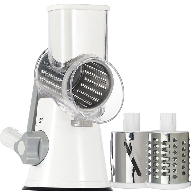 Restaurang Hushåll Handrulle Vegetabilisk Cutter Cheese Crusher Kitchen Gadget Multifunktionellt slippulverpotatis torkar