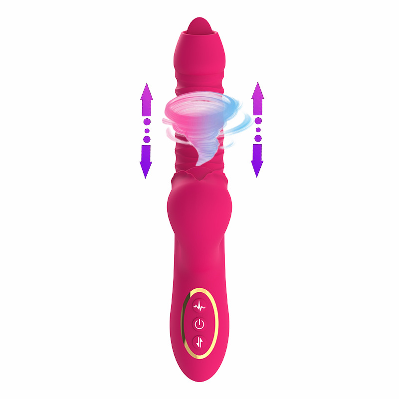 Female masturbation vibrator sex tool orgasm product charging rise shrink sucking jump egg tongue licking heating adult products