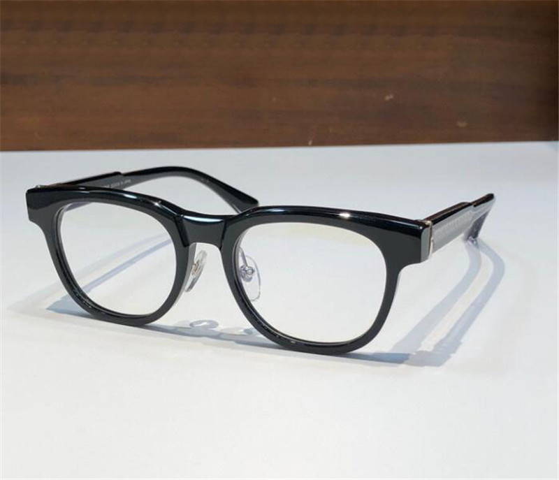 Nieuwe mode-ontwerp retro vierkante optische bril 8199 acetaat plankframe klassieke vorm eenvoudige stijl transparante bril heldere lenzen brillen