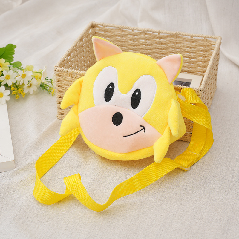 2023 Cross border New Hot Selling Hedgehog Plush Toys, Small Schoolbags, Children's Gift Wholesale