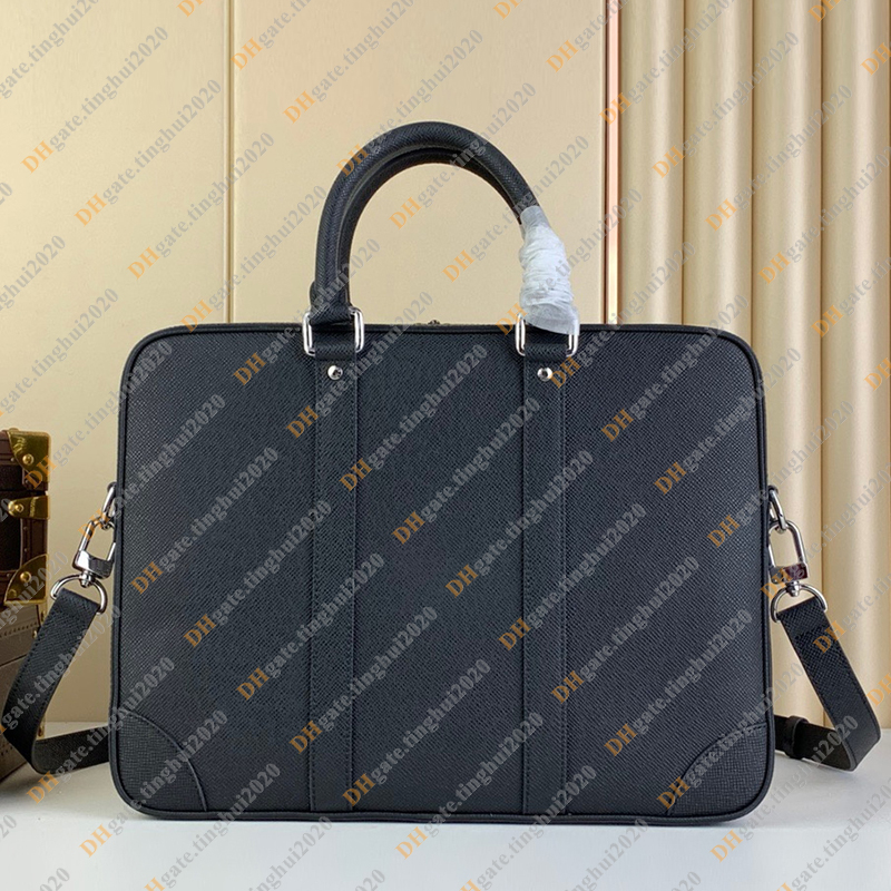 Men Fashion Casual Designe Luxury VOYAGE Bag Business Bag Briefcase Travel Bag Computer Bag Duffel Bag TOTE Handbag TOP Mirror Quality M30967 Purse Pouch