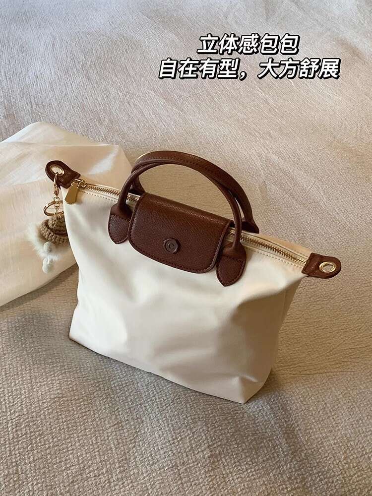 Borsa in tela di nylon le donne 2024 Nuova moda Corea del Sud Fabbrica all'ingrosso Tote Versatile Borse la spesa di grande capacità Borsa Longchammp di moda