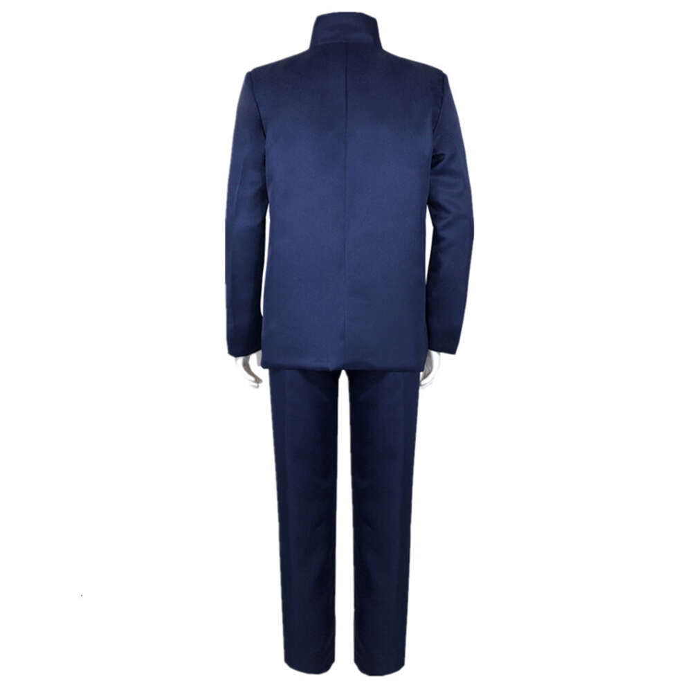 Anime jujutsu kaisen gojo satoru cosplay traje azul calças superiores uniforme escolar halloween carnaval festa roupascosplay