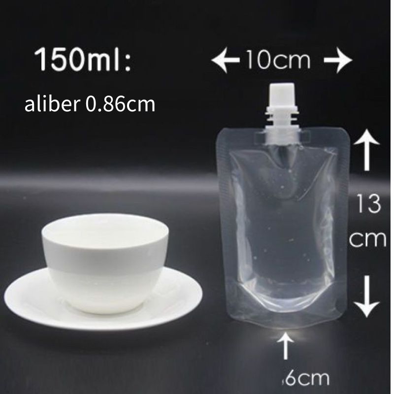 Packing Bags Standup Plastic Drink Packaging Bag Spout Pouch For Beverage Liquid Juice Milk Coffee 200 TO 500Ml filling tools