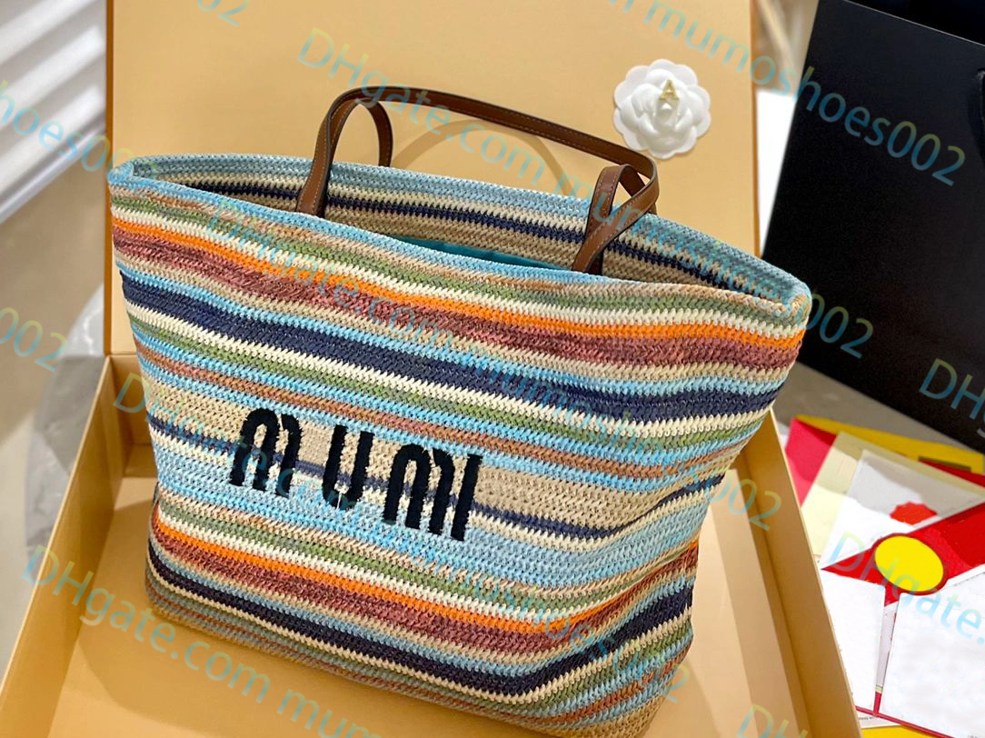 Üst Marka Kalitesi Tasarımcı El Çantaları Yüksek Uçlu El Yapımı Lafite Çim Dövme Dokuma Omuz Çantaları Moda Kadınlar Tavalar Fanny Çantalar Besigner Çantalar Pochette Beach Bags