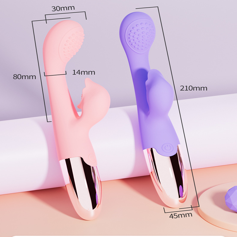 Rabbit Vibrator For Women Powerful G Spot And Clitoris Stimulator_voghion.com