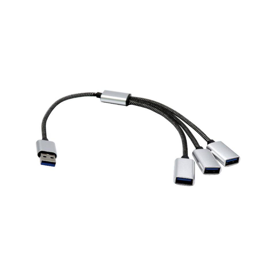 Tipo-c Spina maschio a presa femmina USB 2.0 OTG Linea di estensione HUB Cavo dati Y Adattatore di alimentazione Convertitore Splitter Cavo USB 2.0