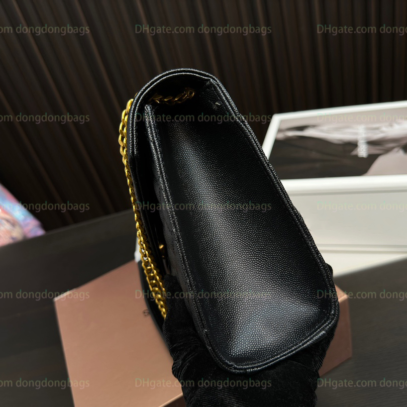 Alta qualidade designer sacos de noite envelope saco de corrente caviar bolsa de ombro mensageiro bolsa moda clássico feminino masculino bolsa de couro genuíno