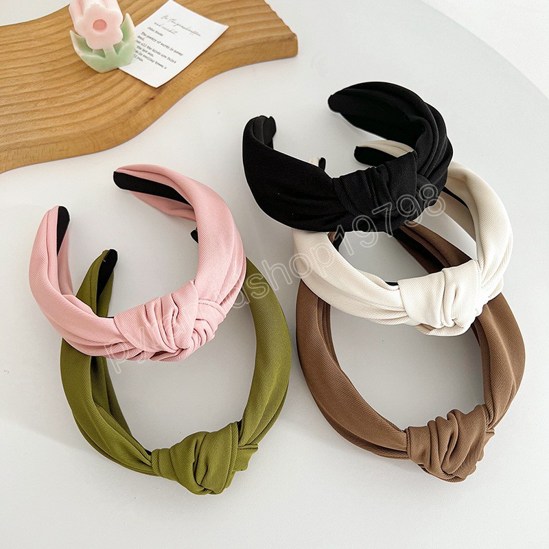 Women Girls Winter Autumn Soft Knot Hairband Headband Adult Hair Accessories Hair Jewley