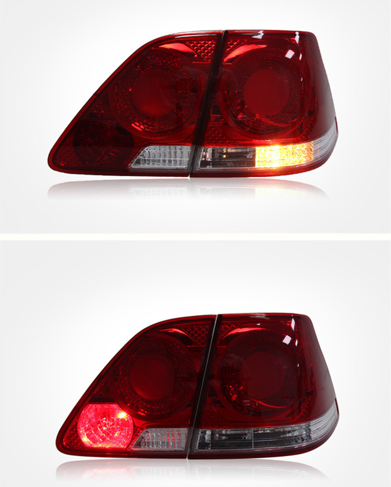 Auto-Rücklicht für Toyota 2003–2009, Kronen-Rücklicht-Baugruppe, G12-Kronen-modifizierte LED, japanische Version, 6-Augen-Rücklicht