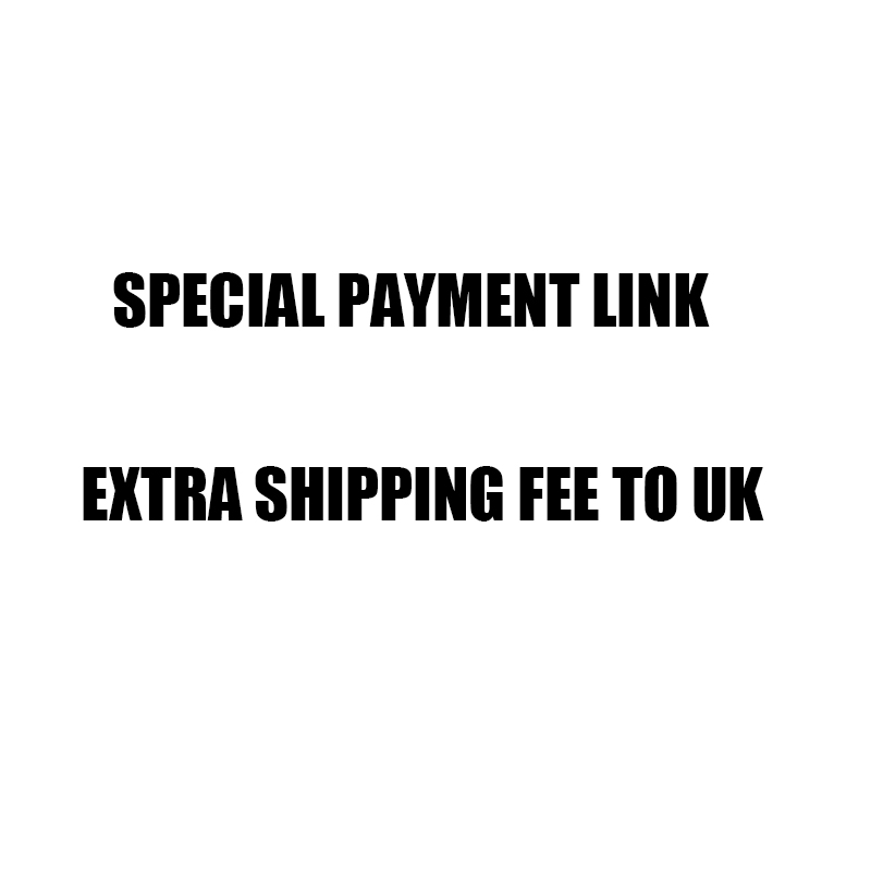 追加の送料のための特別な支払いリンク、英国の顧客のみからの税関料金