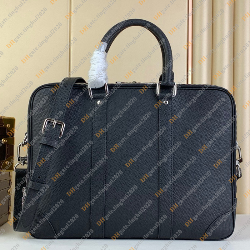 Men Fashion Casual Designe Luxury VOYAGE Bag Business Bag Briefcase Travel Bag Computer Bag Duffel Bag TOTE Handbag TOP Mirror Quality M30967 Purse Pouch