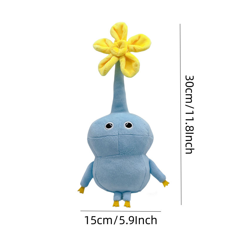 Cross border New Plush Ice Pikmin All Star Plush Ice Series Plush Doll Toys