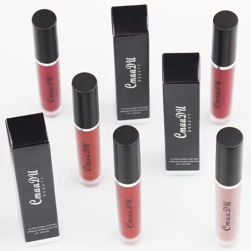 CmaaDu Lip Gloss Beauty Diary Matte i Lipgloss Natural Antiaderente Cup Makeup Labbra opache