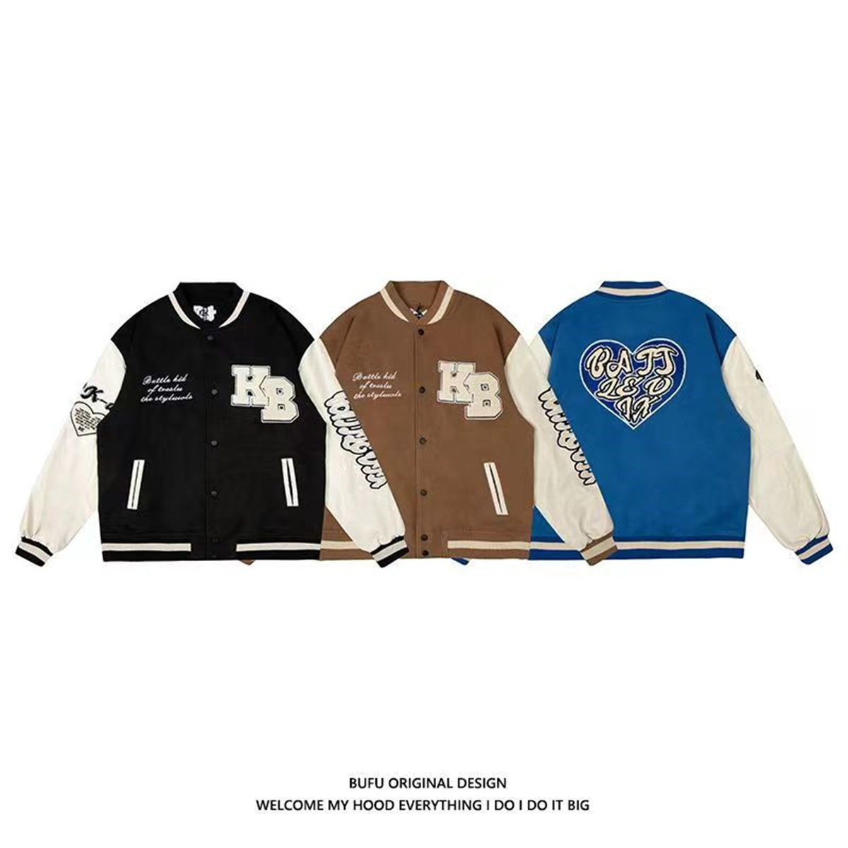 Uomo Donna Giacca da baseball Felpe invernali Coatst Lettera Ricamo Donna Uomo Giacca vintage Hip Hop Varsity College con cappuccio Coppia vestiti Felpe