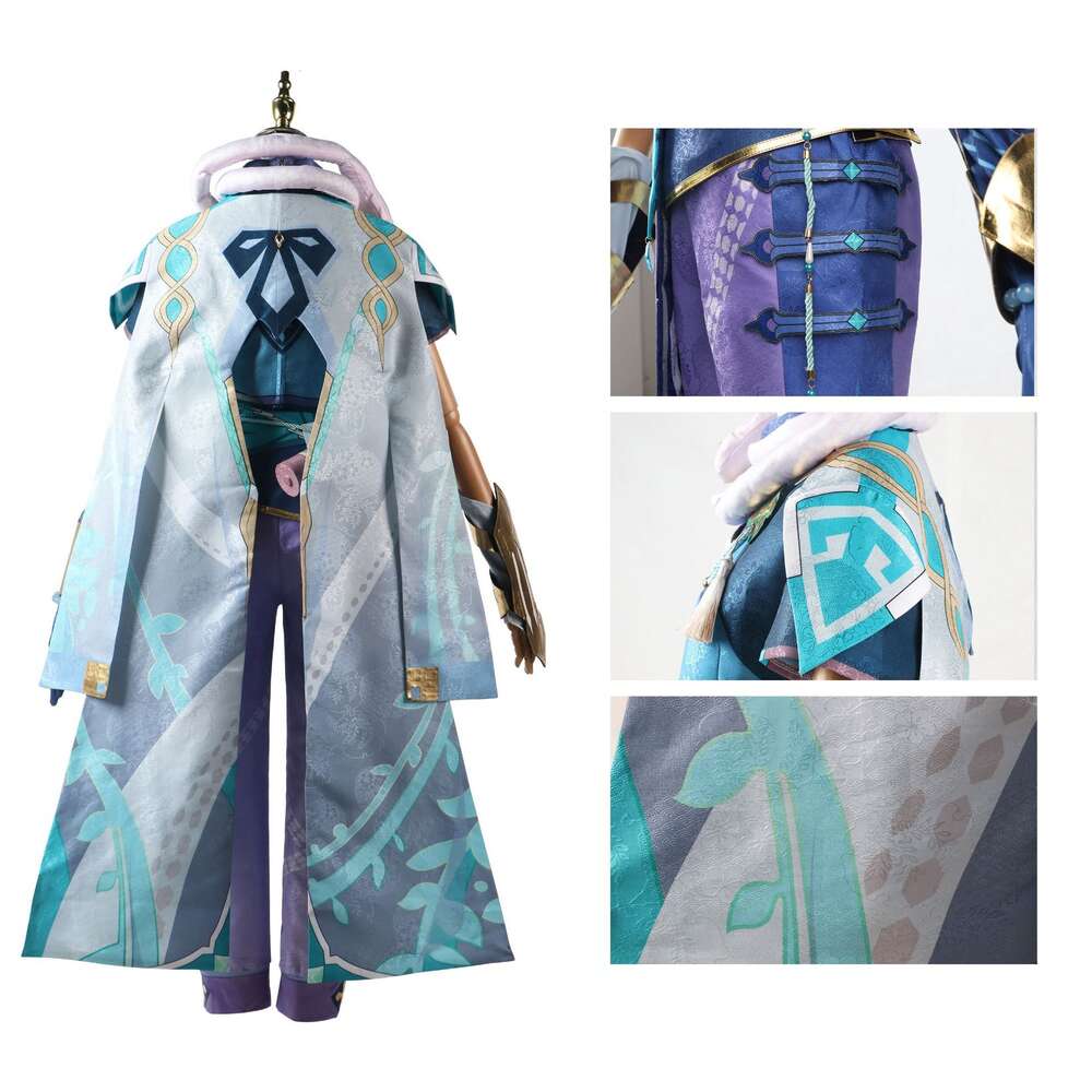 Auf Lager Xs-3xl Spiel Genshin Impact Baizhu Cosplay Kostüm Komplettes Set Bai Zhu Perücke Rolle Spielen Cosplay Genshin Impact Baizhu Cosplaycosplay