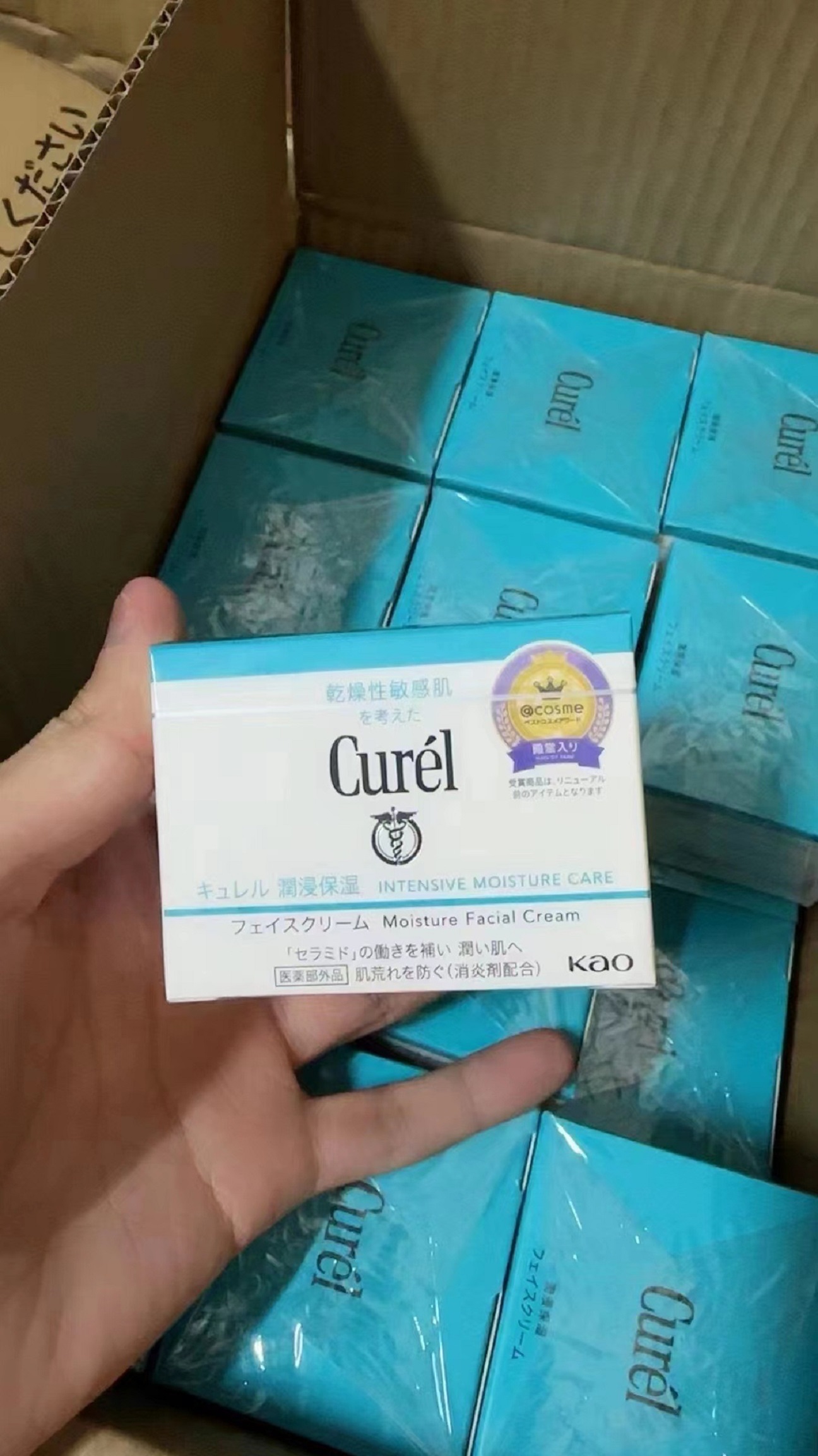 Wholesale Brand Top Revitalizing Face Cream Curel Intensive Moisture Care 40g Skin Care