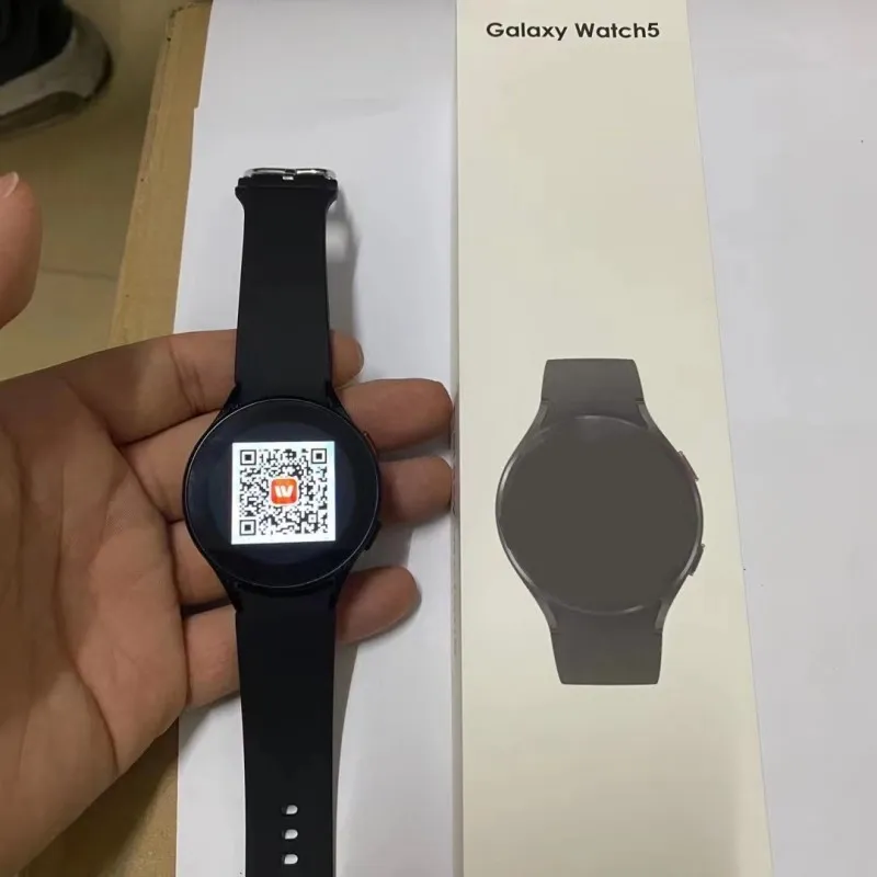 Smart klockor för Galaxy Watch6 44mm Smart Watch IP67 Vattentät full pekskärm 1,28 tum verklig hjärtfrekvens klockor blodtryck män kvinnor tittar på