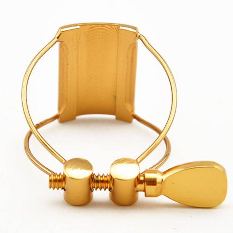 Clip bocchino sassofono placcato oro di alta qualità/clip bocchino in bachelite ance Accessori sassofono soprano tenore alto