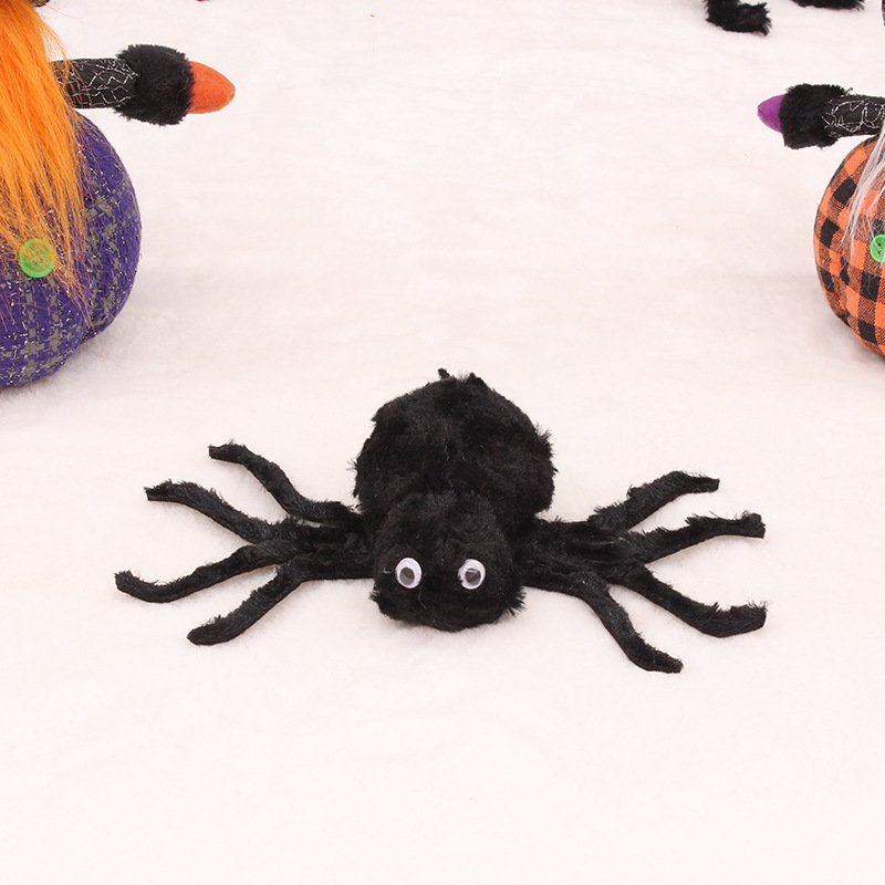 Halloween Supplies Fabric Simulation Spider Hanging Halloween Party Decoration