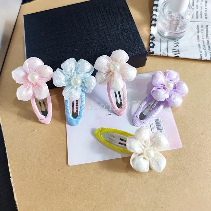 Fermagli capelli a forma di fiore ragazze carine BB Forcine fatte a mano Barrettes Copricapo Accessori capelli moda bambini