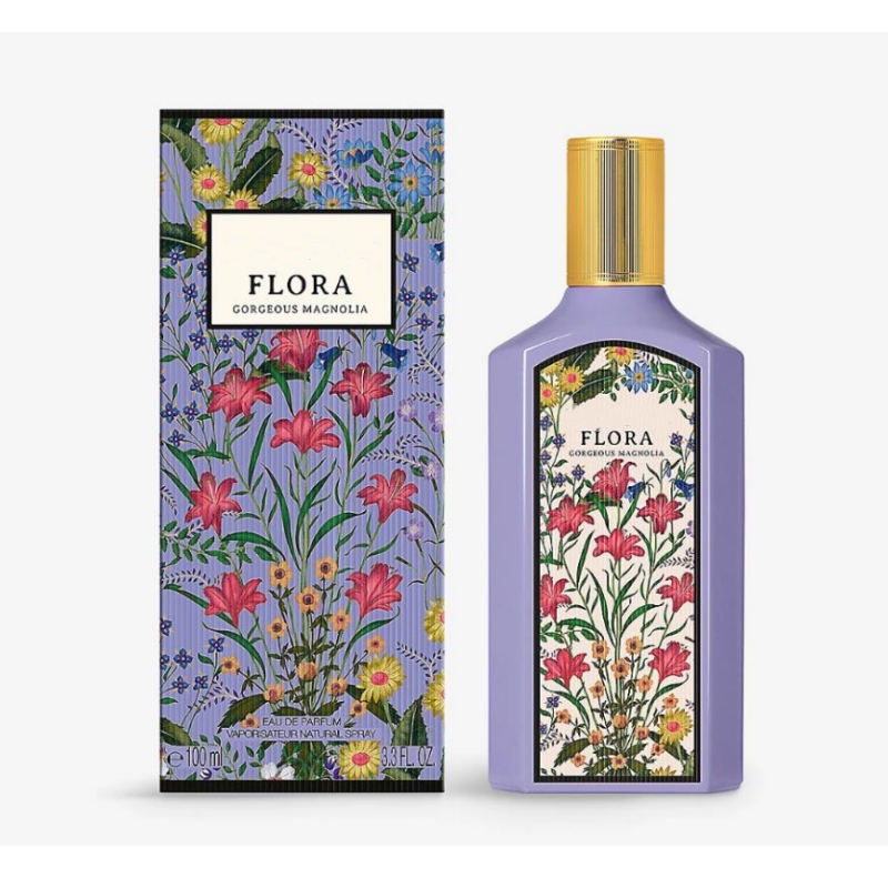 여성을위한 디자이너 향수 남성 Flora 100ml 녹색 병 오아 드 파 룸 레이디 바디 안개 좋은 냄새 오랜 시간 동안 프랑 케이스 빠른 배를 제출합니다.