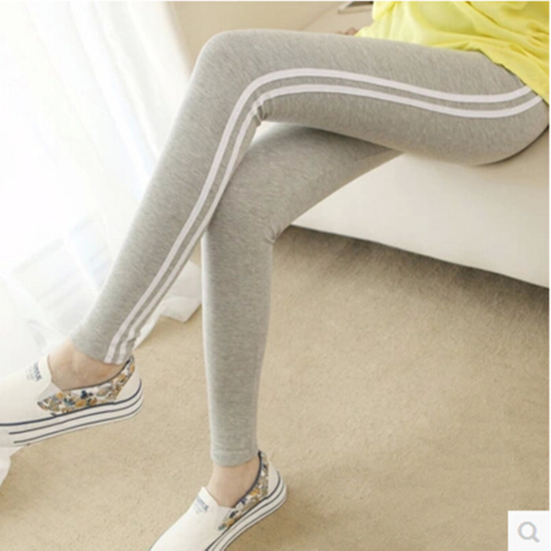 Leggings con estampado de rayas, mallas de entrenamiento sexis para mujer, Jeggings Push Up, pantalones negros de cintura alta elásticos para gimnasio y Fitness