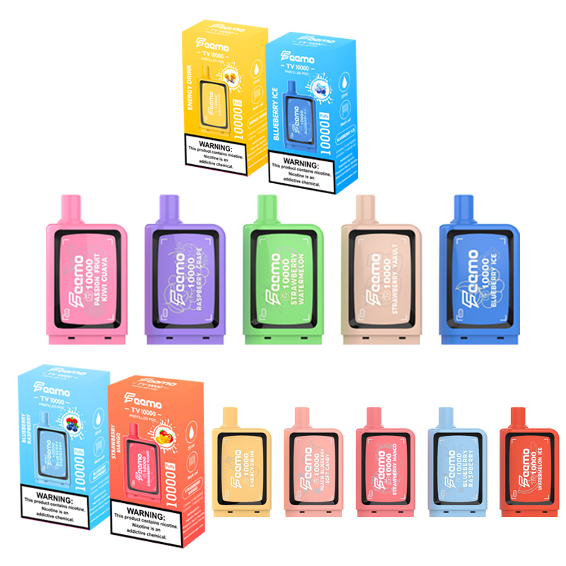 オリジナルの使い捨てベイプペンパフ10k使い捨てポッドeシガンデバイスFeemovape 10000パフ20ml vape pod deechable eu倉庫