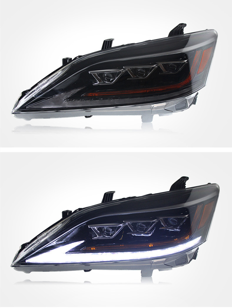 Koplamp-assemblage voor Lexus ES 2006-2012 LED Turn Signal Front Headlight vervanging DRL Daytime Running Light